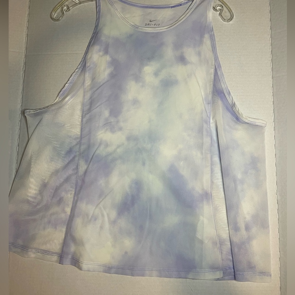 Nike Dri-FIT Lavender and White Tank Top